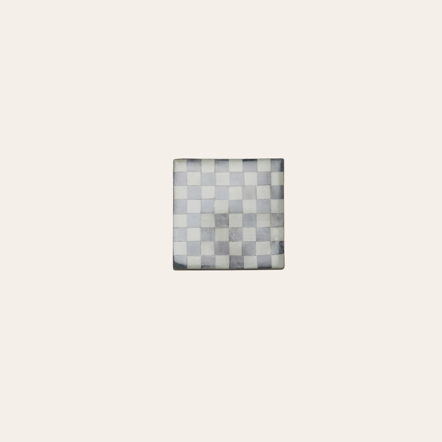 Coaster | Inlay Chequered| Grey – Tooka